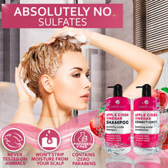 Bellisso Conditioner smooth hair closeup emphasizes detangling and shine.