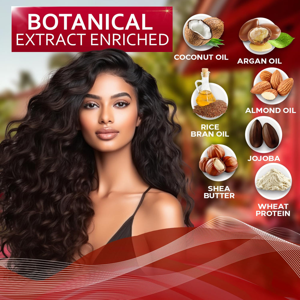Bellisso frizz-control hair close-up shows sleek, manageable waves