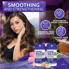 Bellisso hard water shampoo lather reveals rich cleansing for dull hair
