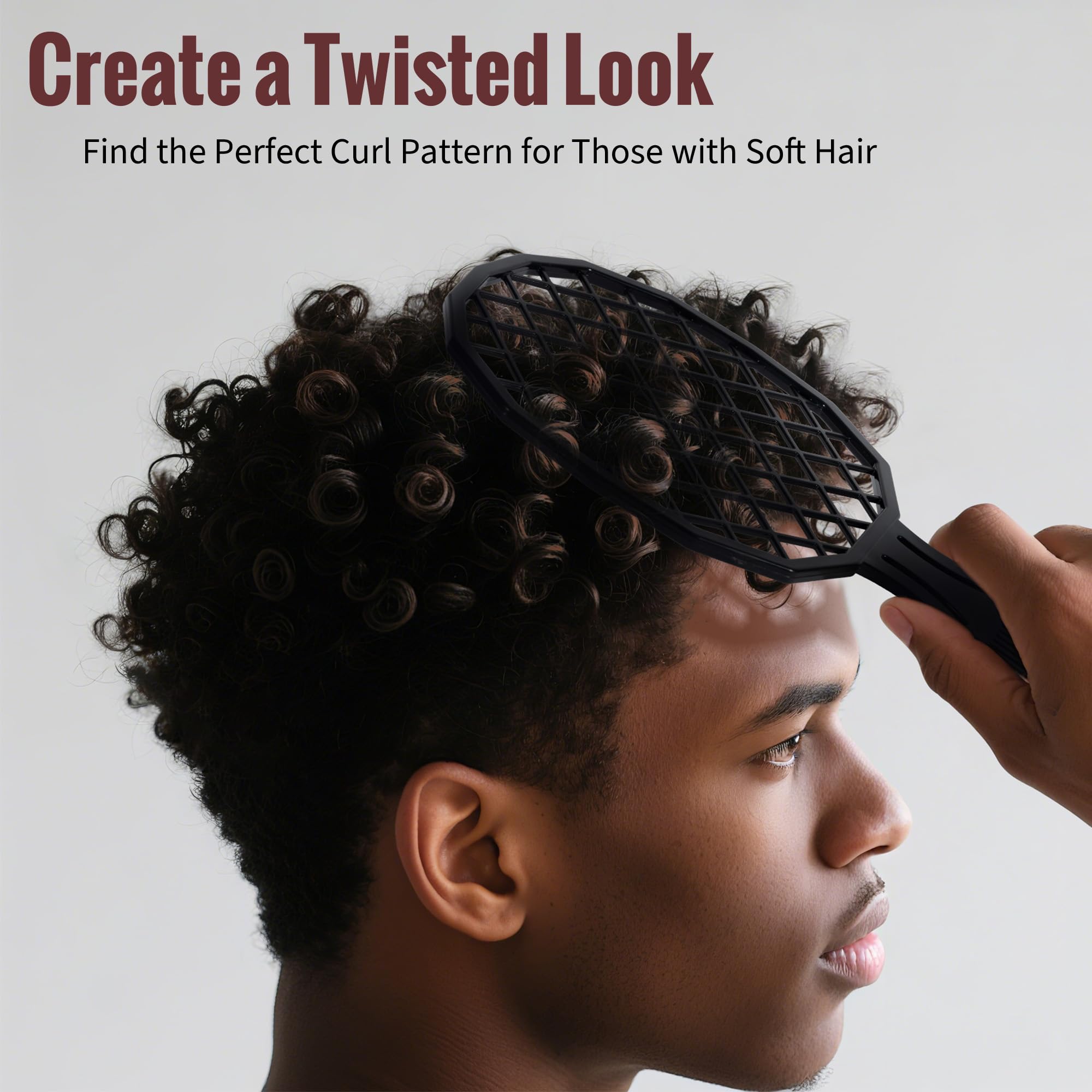 Belongtous hair sponge texture close-up emphasizes curl activation and definition