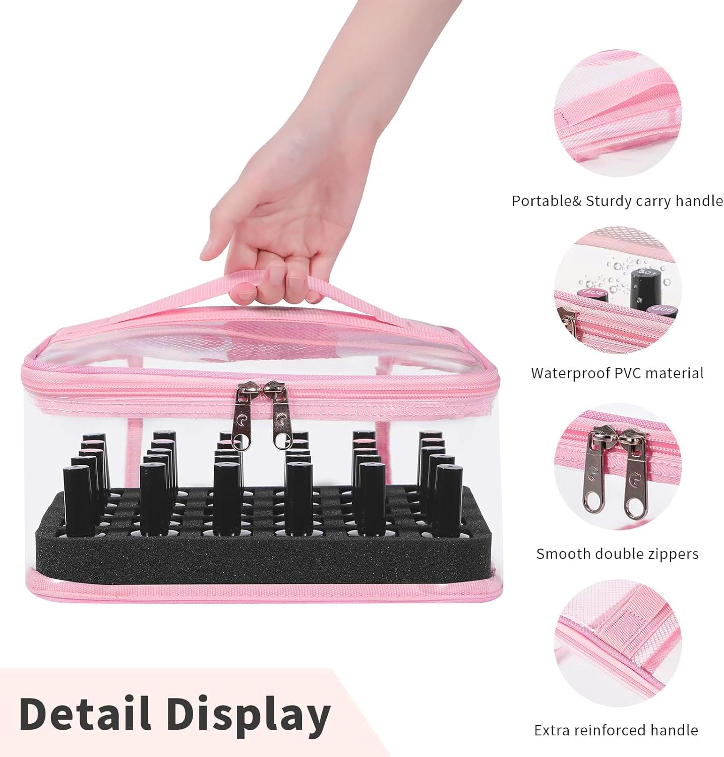 Beloving top-handle design allows easy lifting and portable use