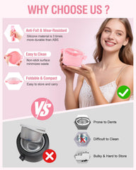 Beloving wax warmer with heat-resistant silicone handle demonstrates safe operation