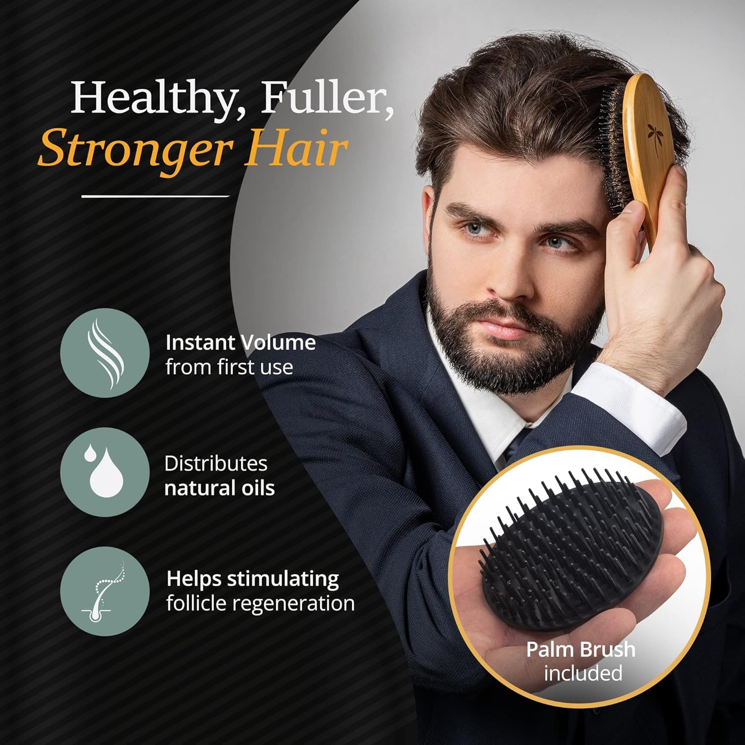 Belula travel bag keeps the grooming kit organized on the go.