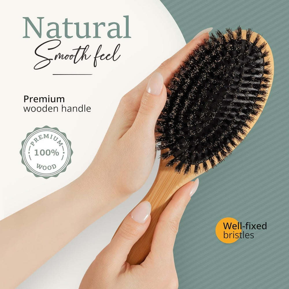 Belula brush distributes natural oils for a subtle shine