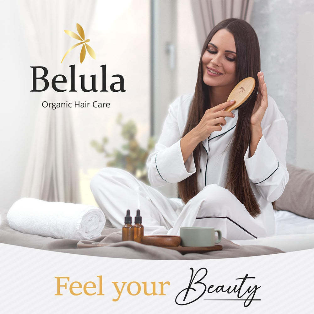 Belula brush smoothing frizz and enhancing natural texture