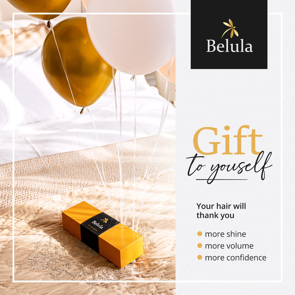 Belula Travel Bag protective pouch stores the set for trips.