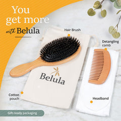 Belula travel bag from the hair brush set for on the go