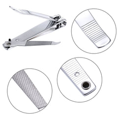 Bememo nail-clippers-toenail-closeup demonstrates precise cutting edge for thick nails.