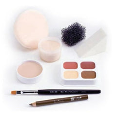 Ben Nye Theatrical Creme Personal Kit Fair Lightest PK-0 swatches for quick shade matching.