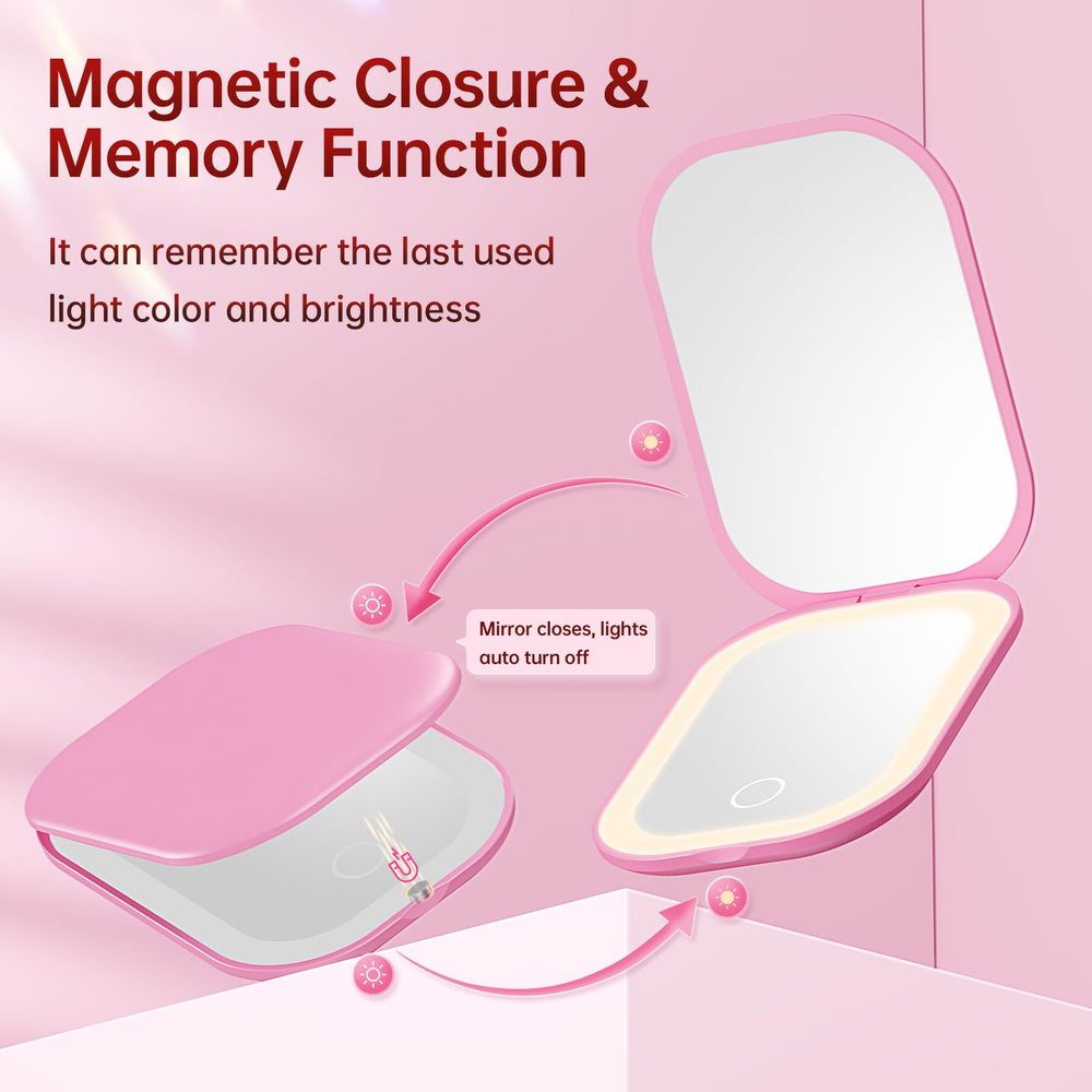 Benbilry folding compact travel mirror fits pockets easily