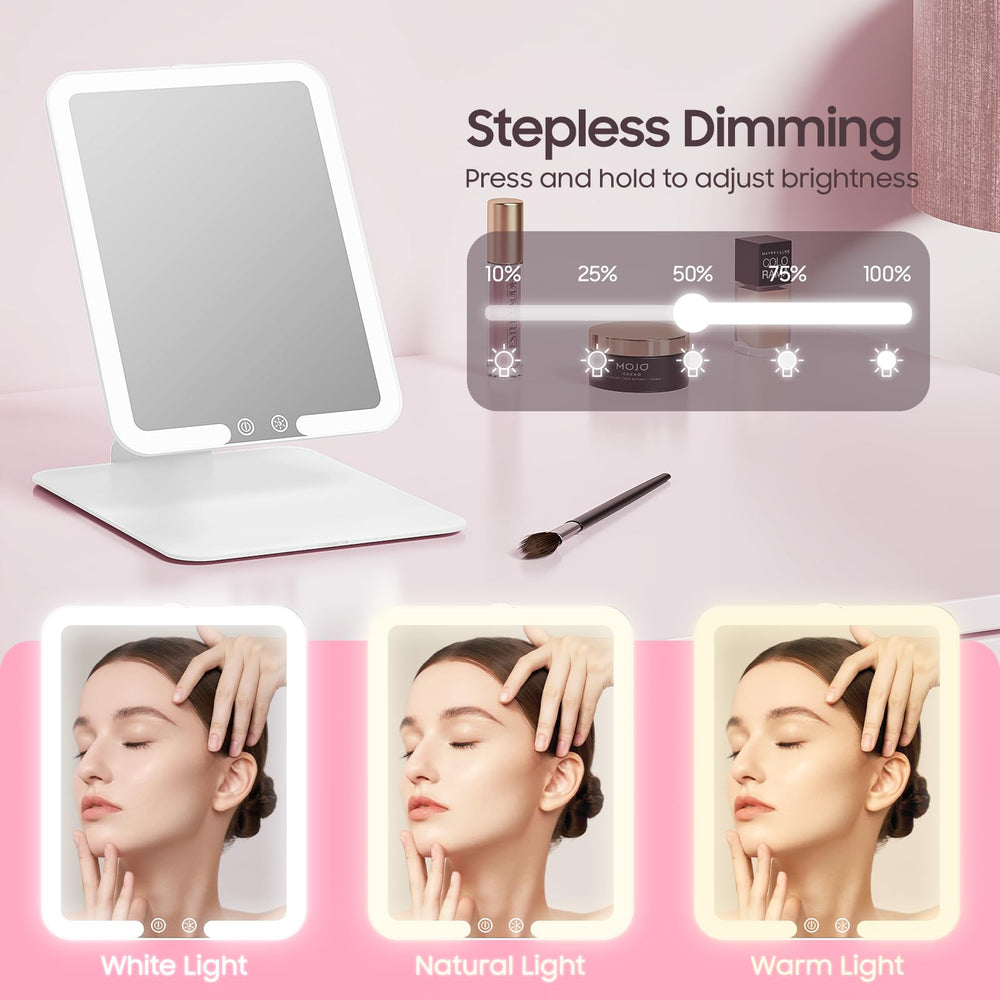 Benbilry Rechargeable 1800mAh mirror offers cordless use during morning routines