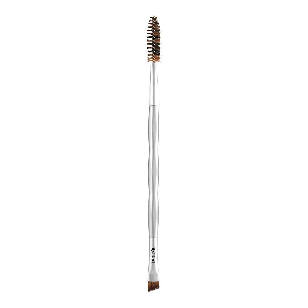 Benefit angled eyebrow brush front view showing angled tip for precise shaping