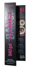 Benefit Bad Gal Bang mascara brush delivers lightweight volume for layered lashes.