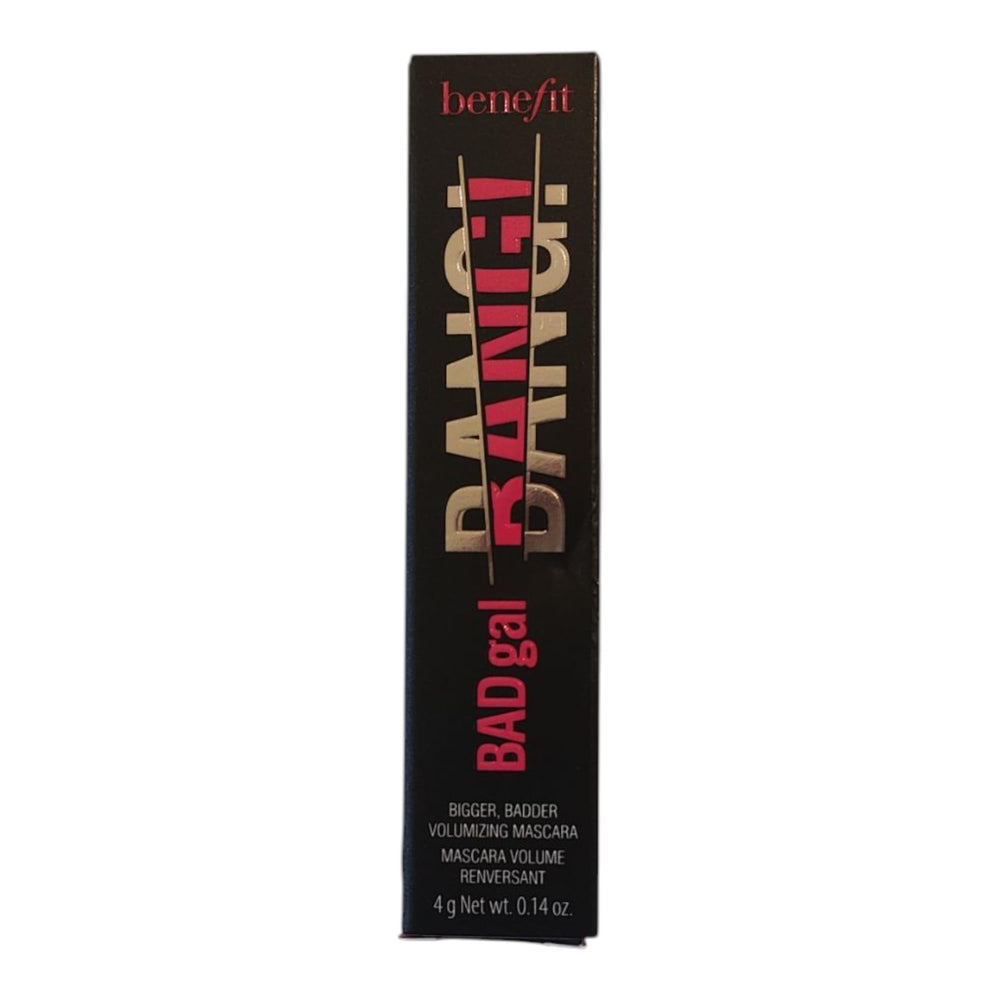 Benefit BADgal BANG front packaging showing compact tube and bold label advantage