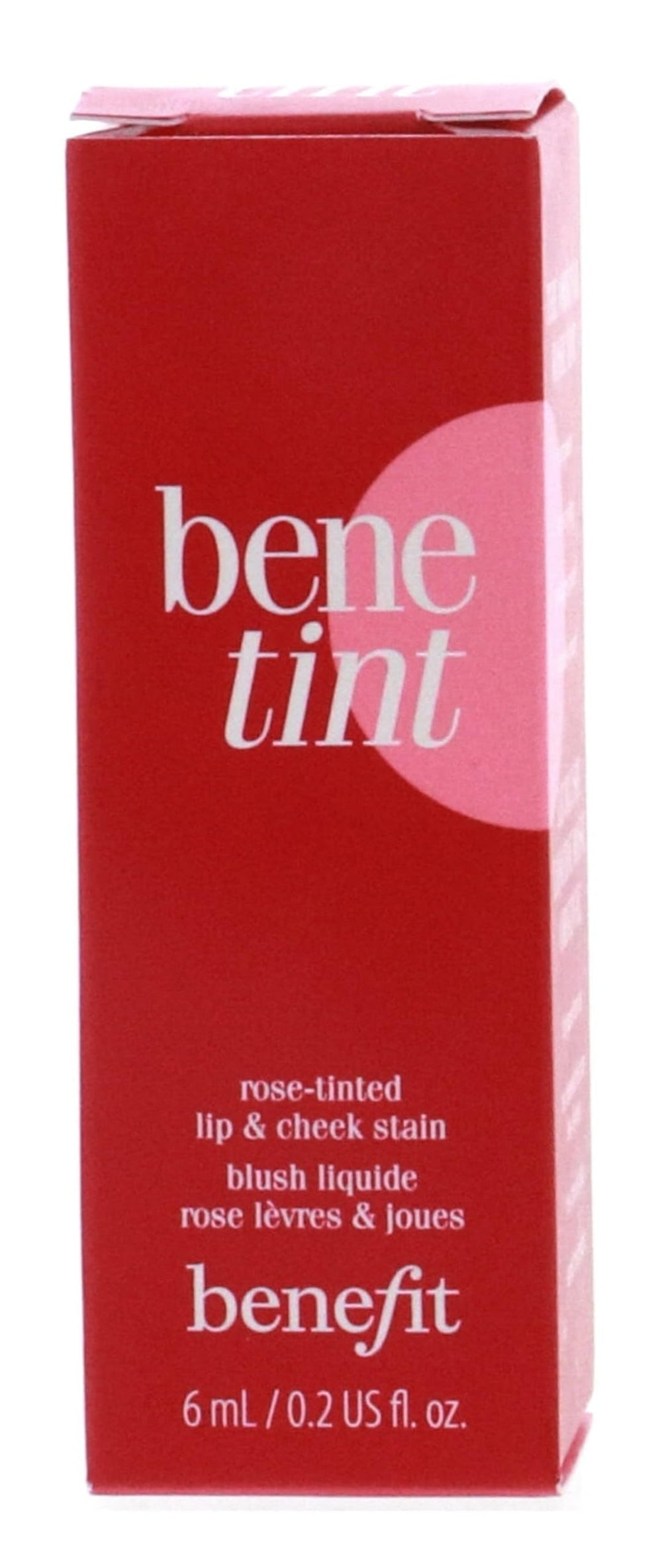 Benefit Bene Tint with High Beam creates a dewy glow on cheeks.