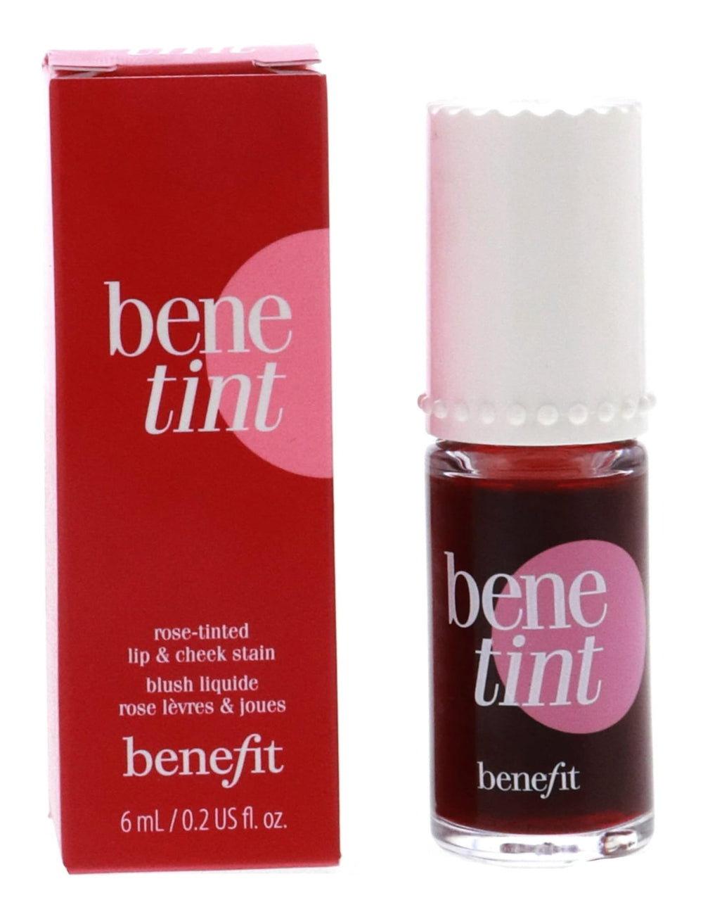 Benefit Bene Tint lip application builds buildable color with ease.