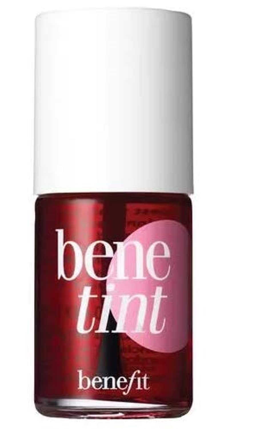 Benefit Benetint mini front packaging showing compact size and label benefit