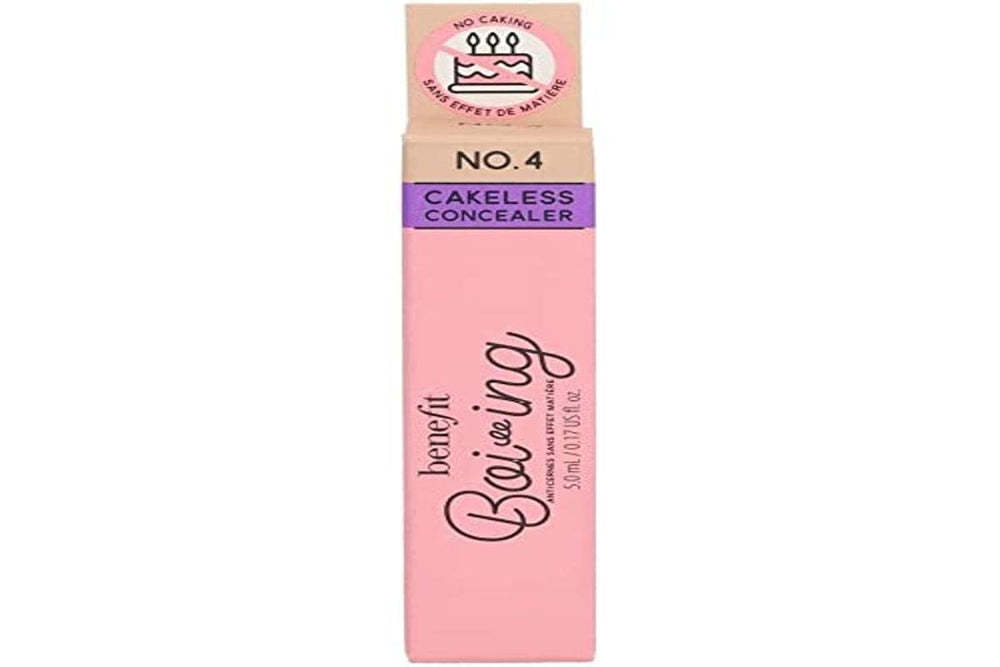 Benefit boi-ing front packaging showing tube and shade label for easy identification and portability