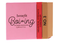 Benefit Boi-ing front packaging showing shade label and compact size for travel