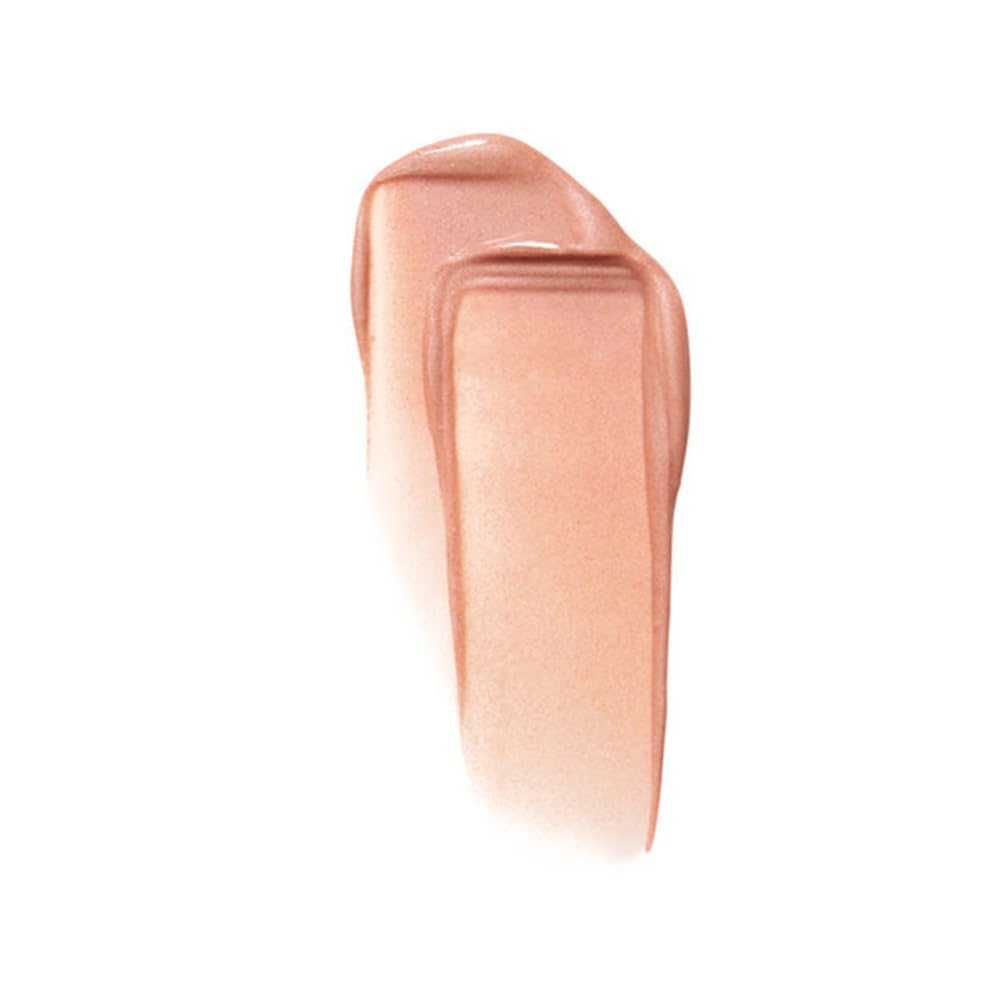 Benefit highlighter applied to cheek showing natural glow and hydrated finish