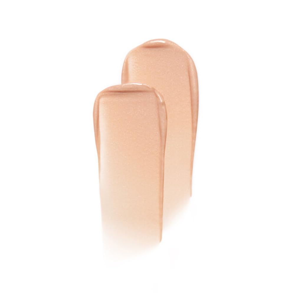 Benefit Dew La La applied on cheek in lifestyle shot showing natural glow and hydrated-looking skin