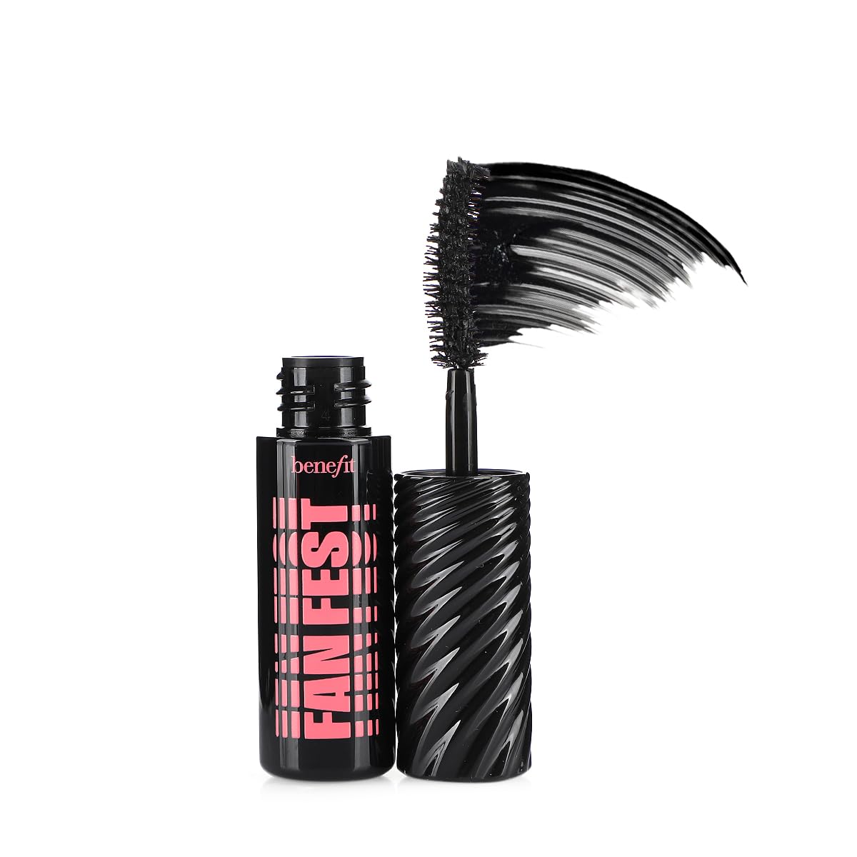 Benefit Fan Fest Mascara travel-size unboxed packaging for on-the-go touch-ups