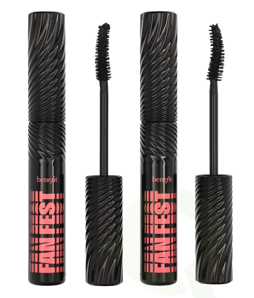 Benefit Fan Fest front packaging showing full and mini tubes, ideal for travel