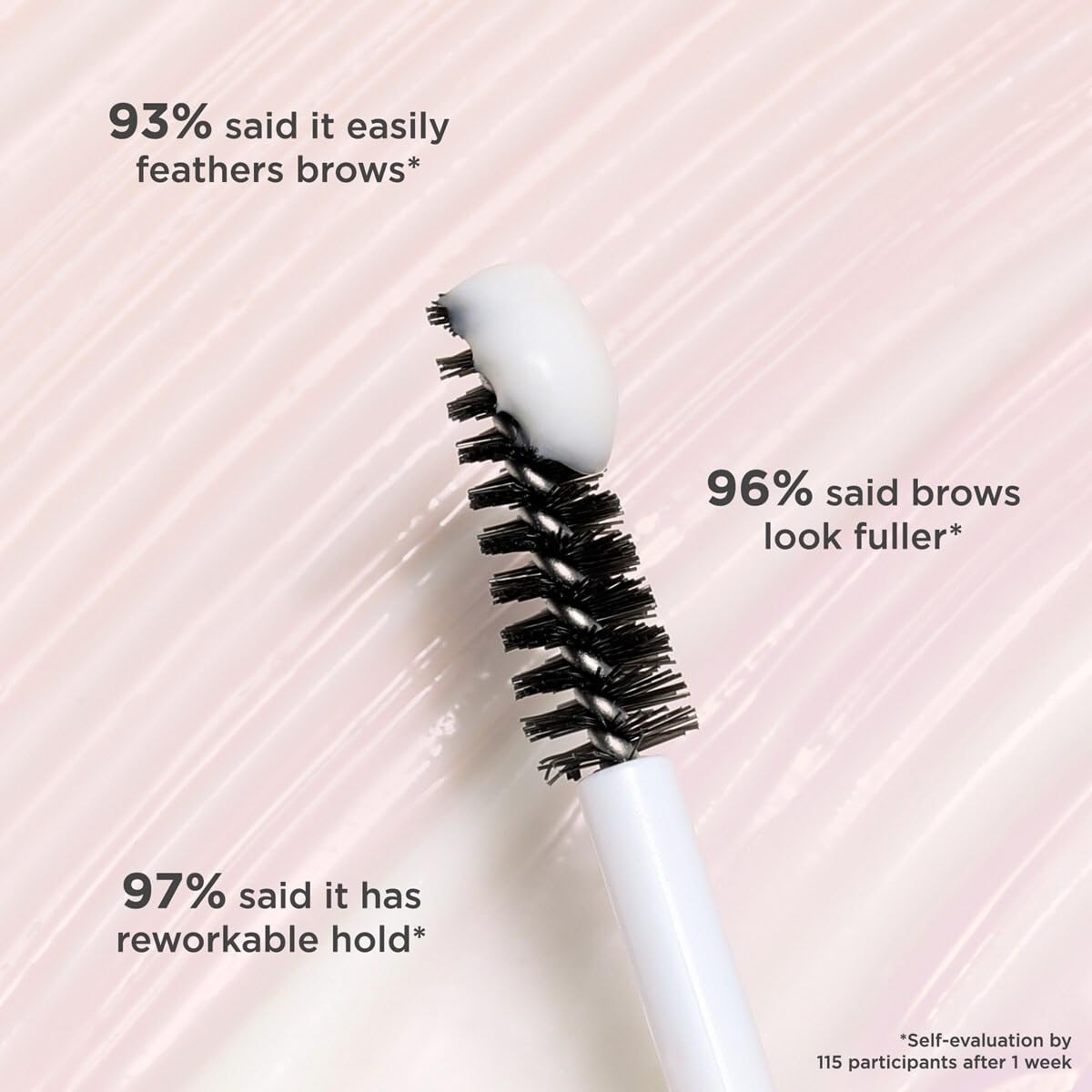 Benefit Fluff Up Brow Wax featuring Argan Oil for brow nourishment.