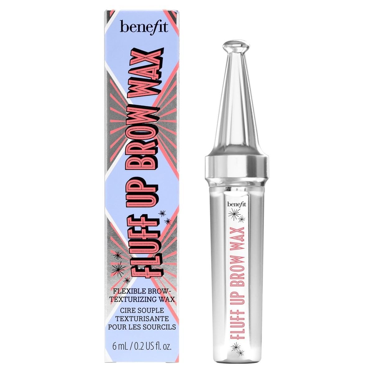 Benefit Fluff Up Brow Wax sweatproof and waterproof hold in action.