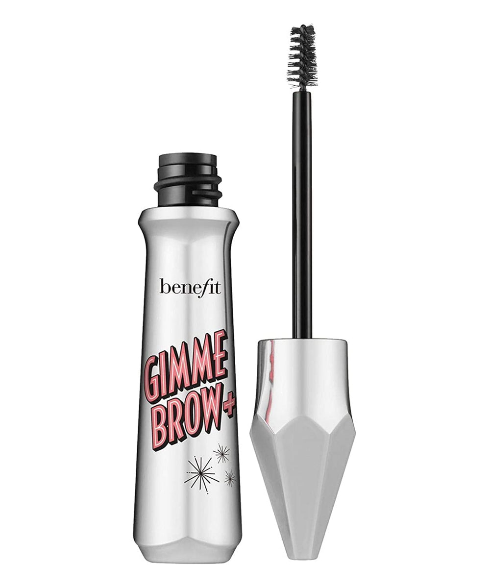 Benefit Gimme Brow tube front view showing shade and branding, perfect for quick touch-ups