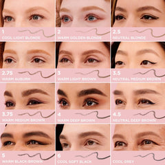 Benefit Gimme Brow shown on model during application illustrating fuller natural brows