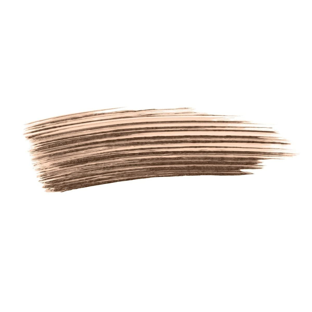 Close-up of Benefit Gimme Brow spoolie with microfibers visible, adds natural volume