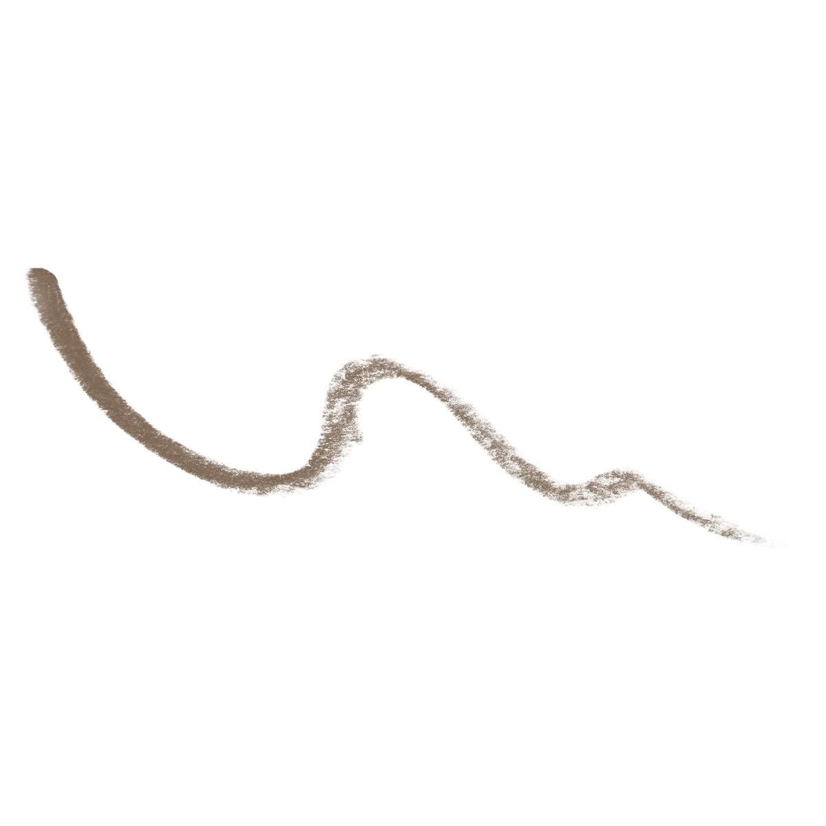 Benefit Gimme Brow close-up of pencil tip and fibers highlighting natural texture and buildable fullness