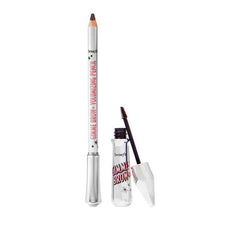 Benefit close-up of pencil and gel texture demonstrating natural volumizing fibers