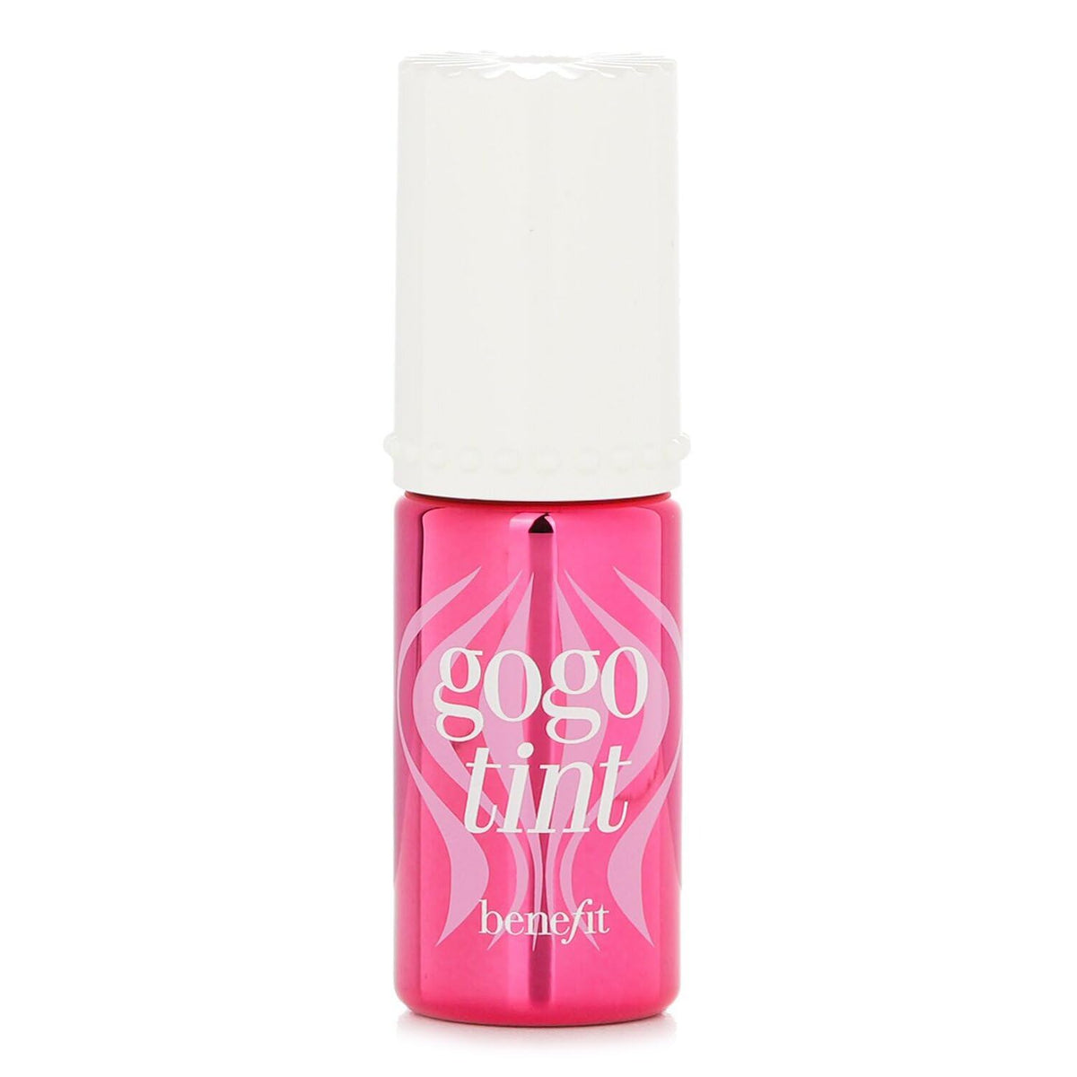 Benefit gogo tint front packaging showing applicator and vibrant cherry color