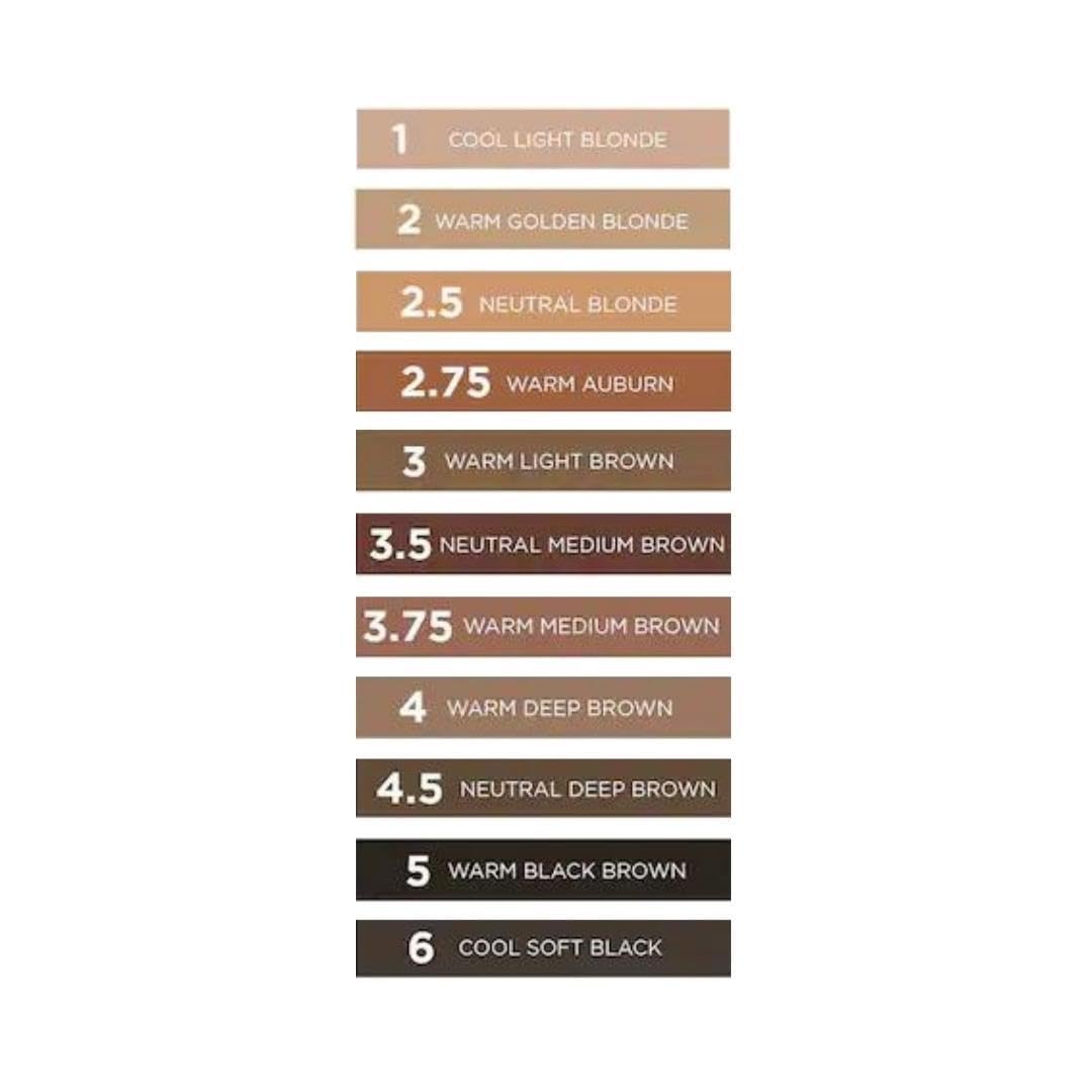 Benefit Goof Proof Brow Pencil held in hand showing compact travel-friendly benefit