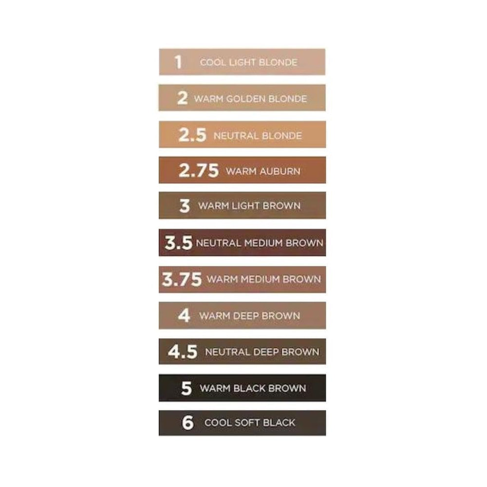 Benefit Goof Proof Brow Pencil held in hand showing compact travel-friendly benefit