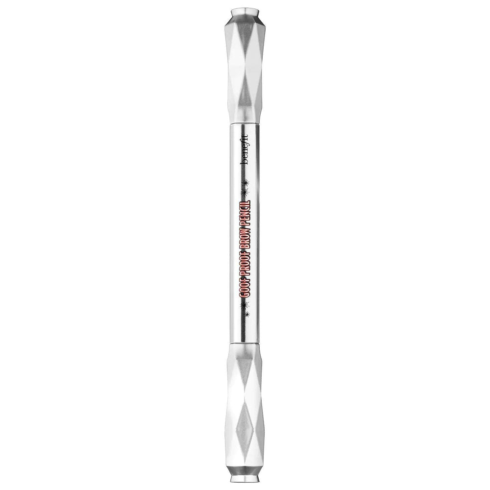 Benefit Goof Proof angled tip filling brows on model for natural definition