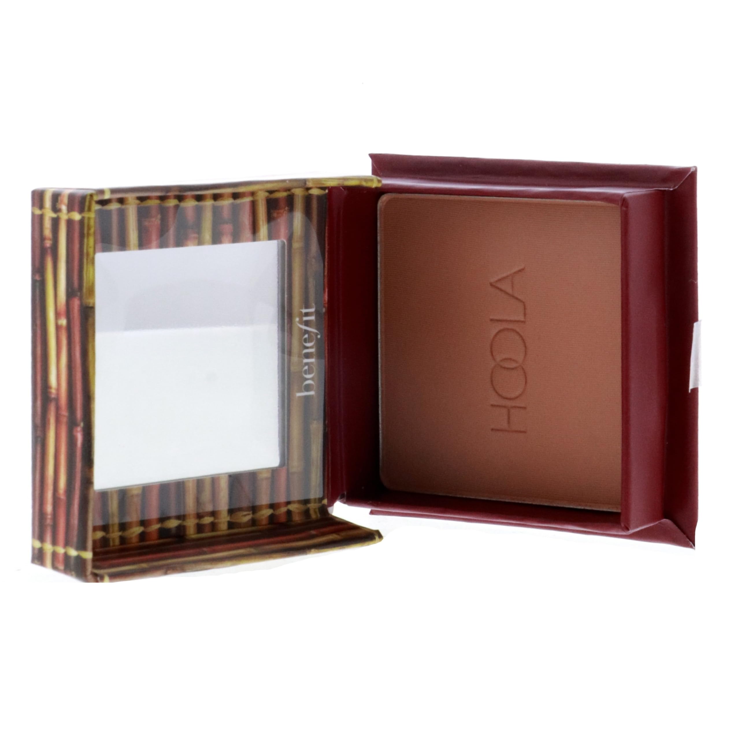 Benefit Hoola applied on cheek demonstrating natural matte contour and warmth