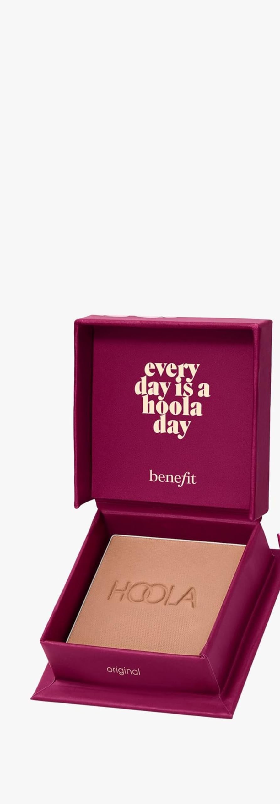 Benefit Hoola bronzer mini apply-to-cheekbones enables easy daily warmth and definition.
