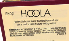 Benefit Hoola compact open lid reveals shade depth and natural finish