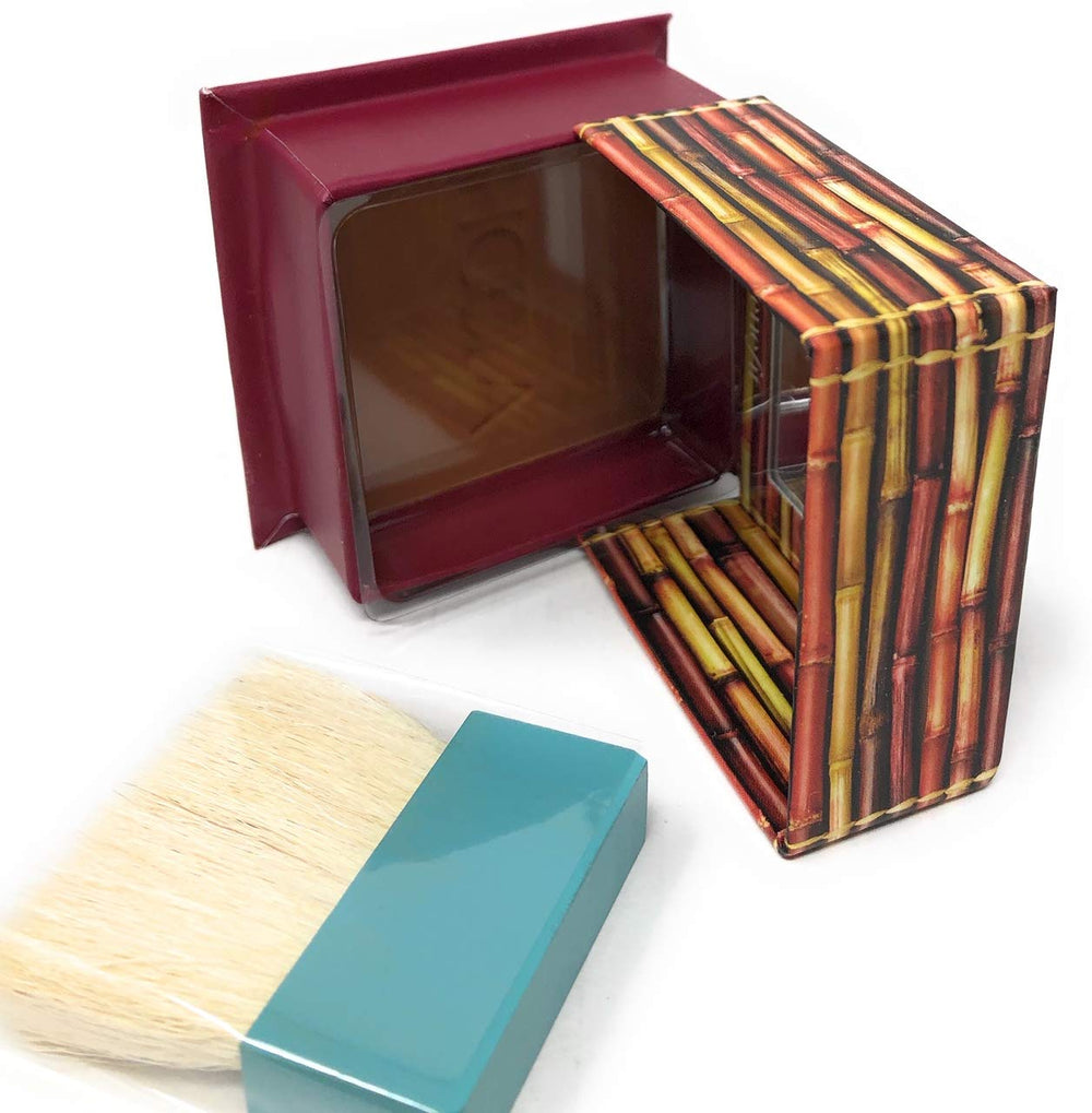 Benefit Hoola bronzing powder on palette with mirror offers portable radiance