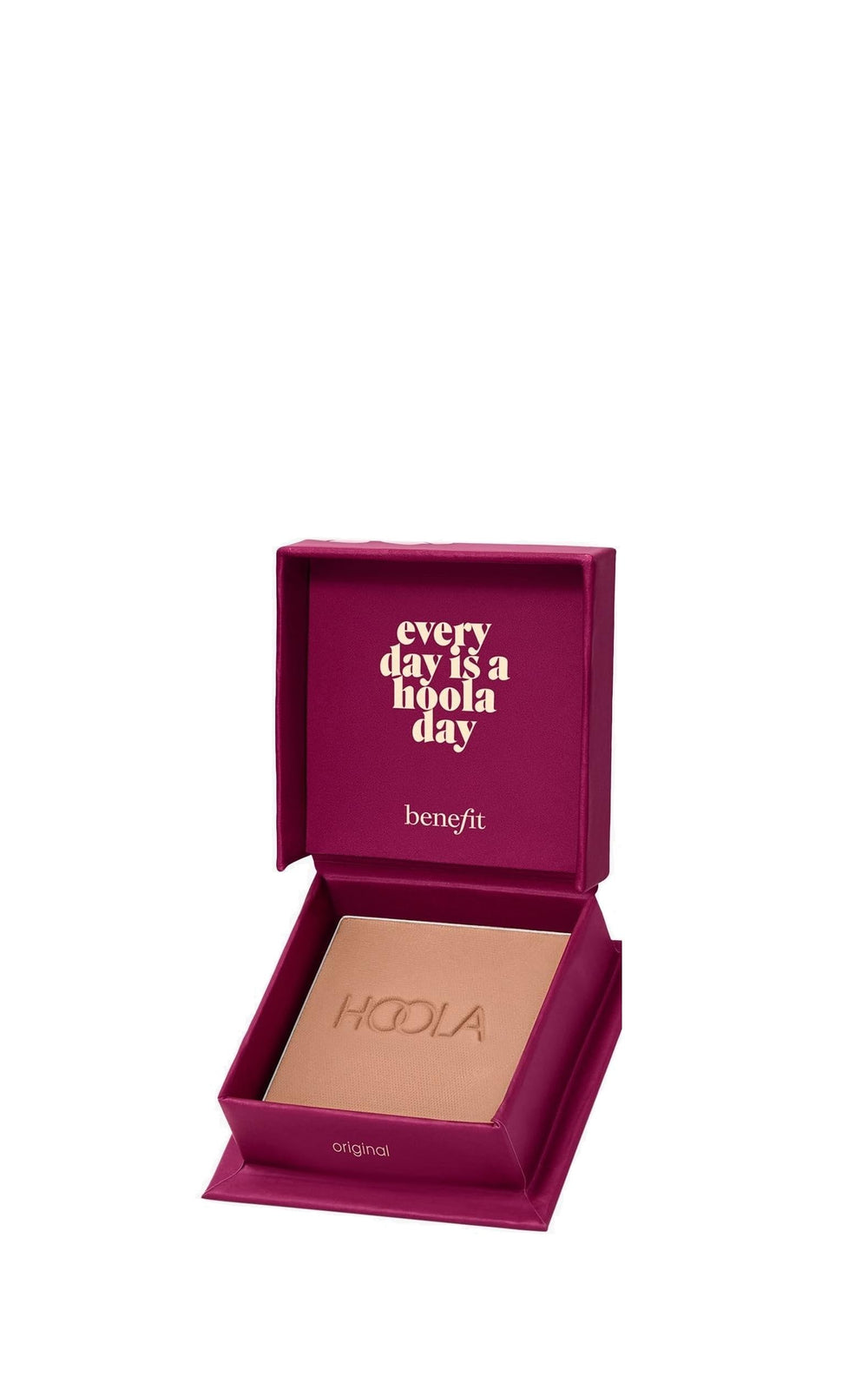 Benefit Hoola Matte Bronzer Mini compact offers portable warmth for on-the-go looks.