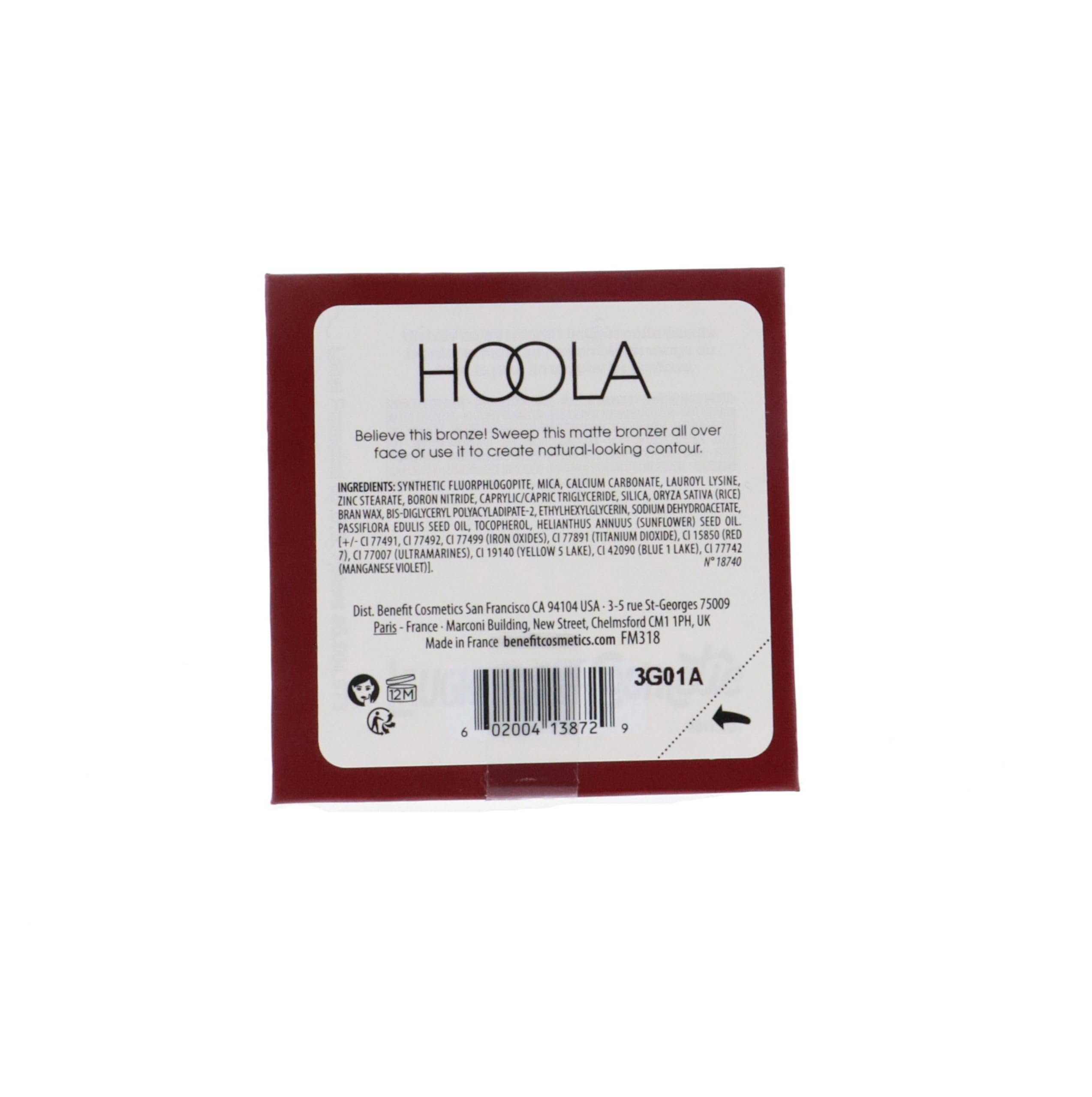 Benefit Hoola close-up pan texture highlighting smooth, blendable powder finish