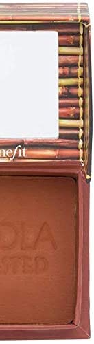 Benefit Hoola Toasted Deep arm swatches showing true neutral-warm payoff on deeper skin