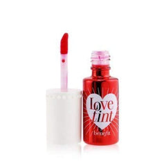 Benefit love tint fieryred front packaging showing bottle and label, convenient travel size