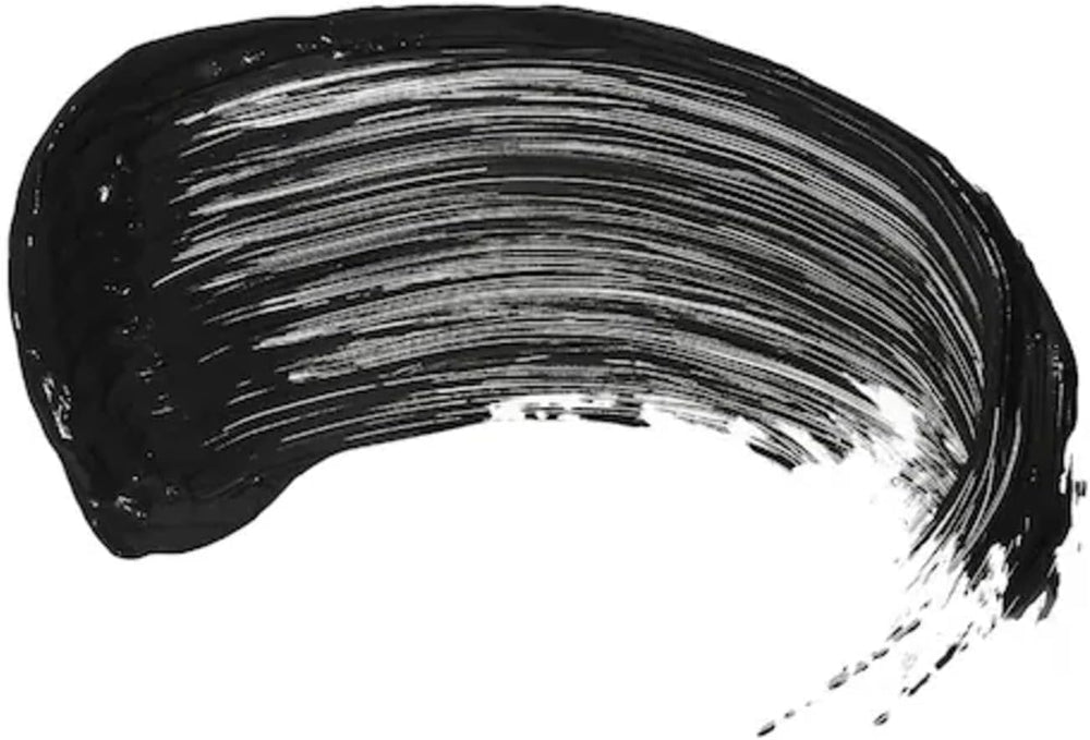 Benefit mini fan fest brush closeup displaying 40 degree curved Full-Flex fibers for precise fanning