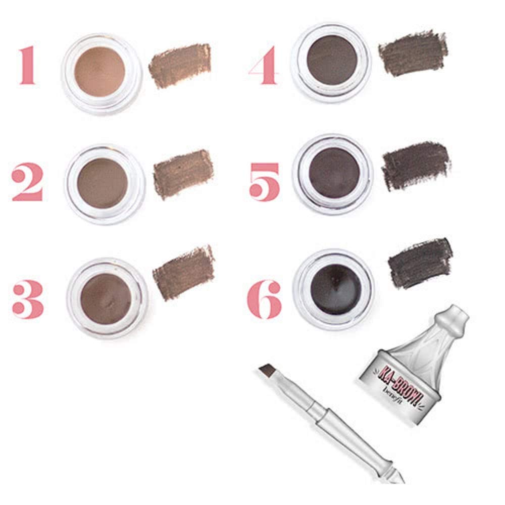 Benefit mini Ka-BROW! in use filling brows to create defined natural arches