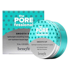 Benefit close-up of gel-cream texture showing lightweight, fast-absorbing finish