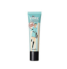 Benefit POREfessional primer swatch-on-skin demonstrating translucent pore coverage.